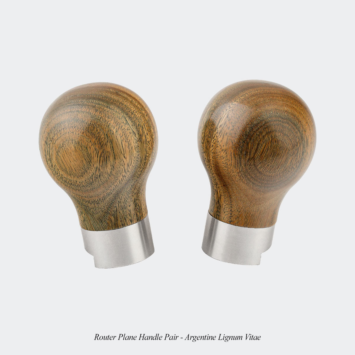 router plane handles - pair argentine lignum vitae