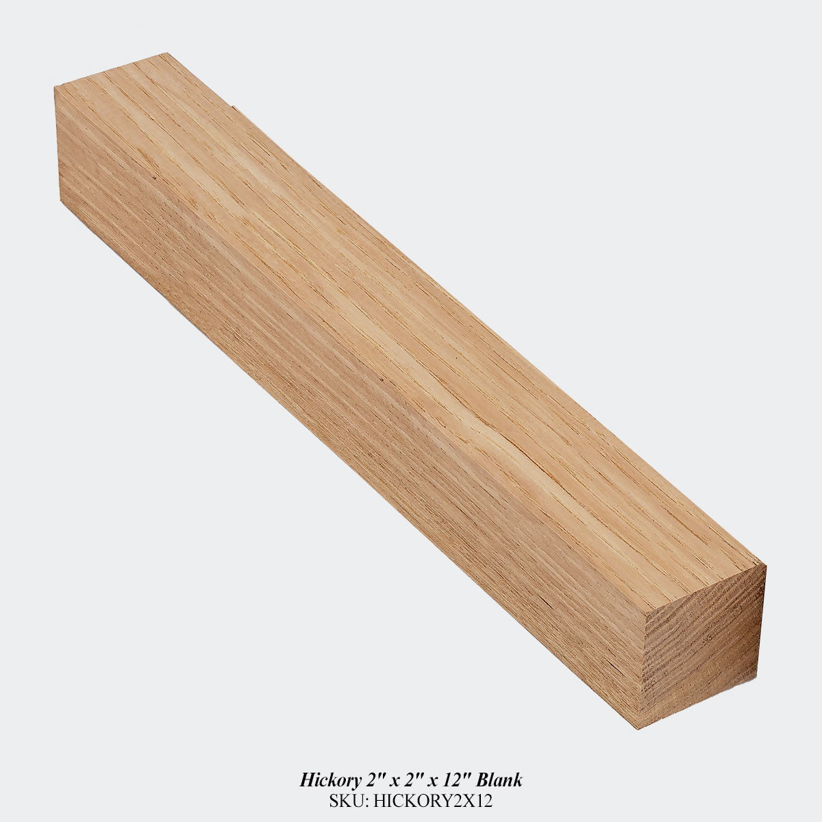 Hickory turning blank 2x2x12