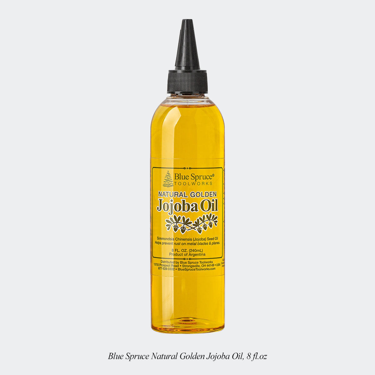 Blue Spruce Natural Golden Jojoba Oil, 8 fl.oz.