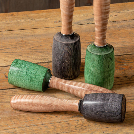 Blue Spruce Toolworks 20th Anniversary Limited-Edition Round Mallets. 