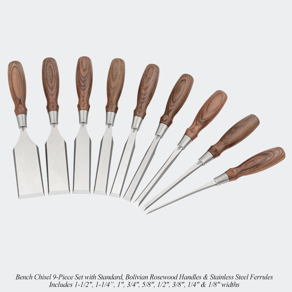 Bolivian Rosewood Chisel Sets