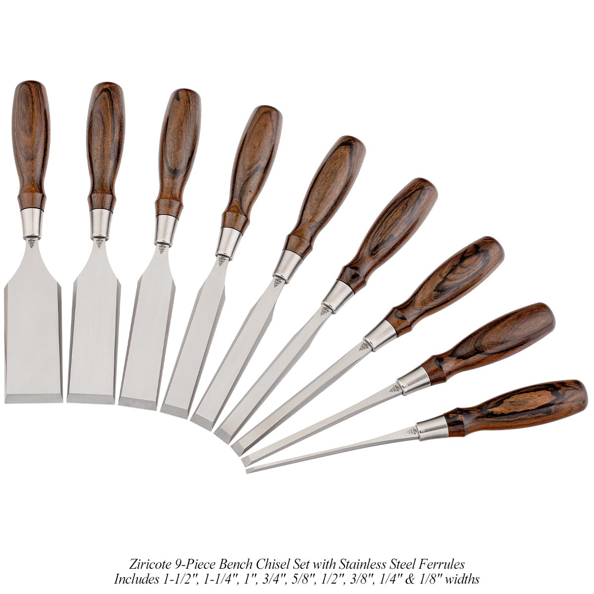 Limited-Run Ziricote Chisel Sets