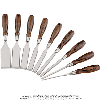 Limited-Run Ziricote Chisel Sets