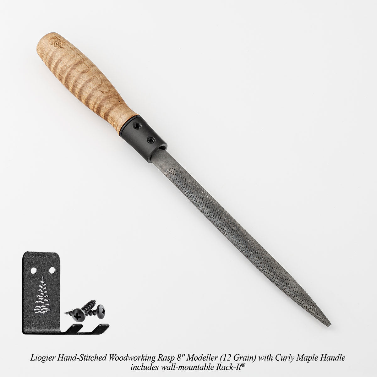 Hand-Stitched Woodworking Rasps | Blue Spruce & Liogier
