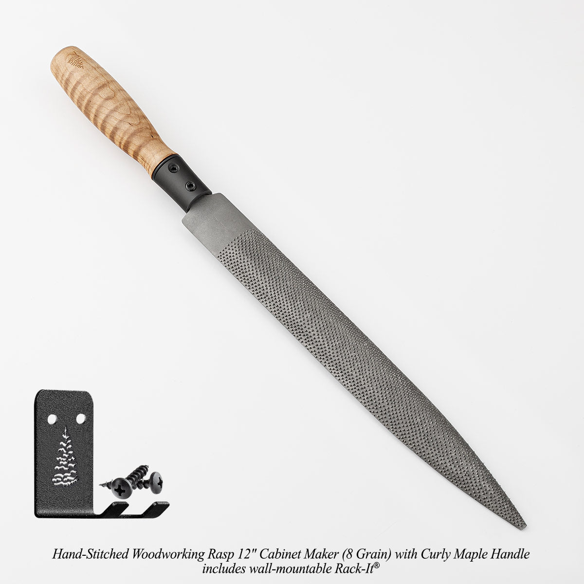 Blue Spruce Hand Stitched Rasps with Infused Wood Handles