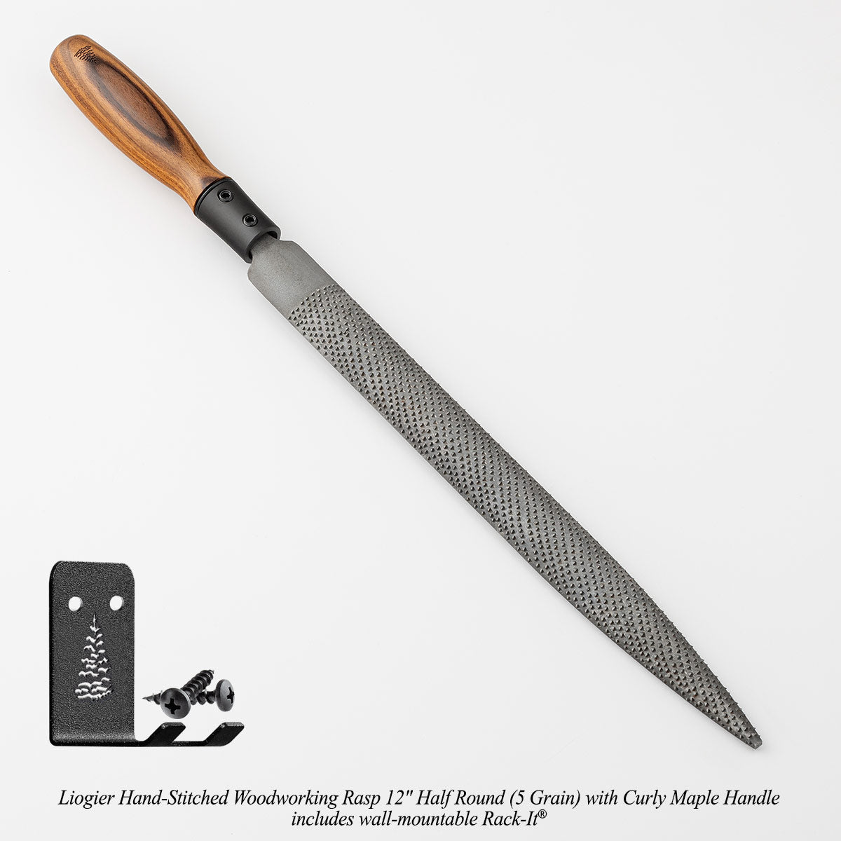 Hand-Stitched Woodworking Rasps | Blue Spruce & Liogier