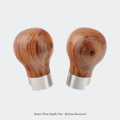 router plane handles - pair bolivian rosewood