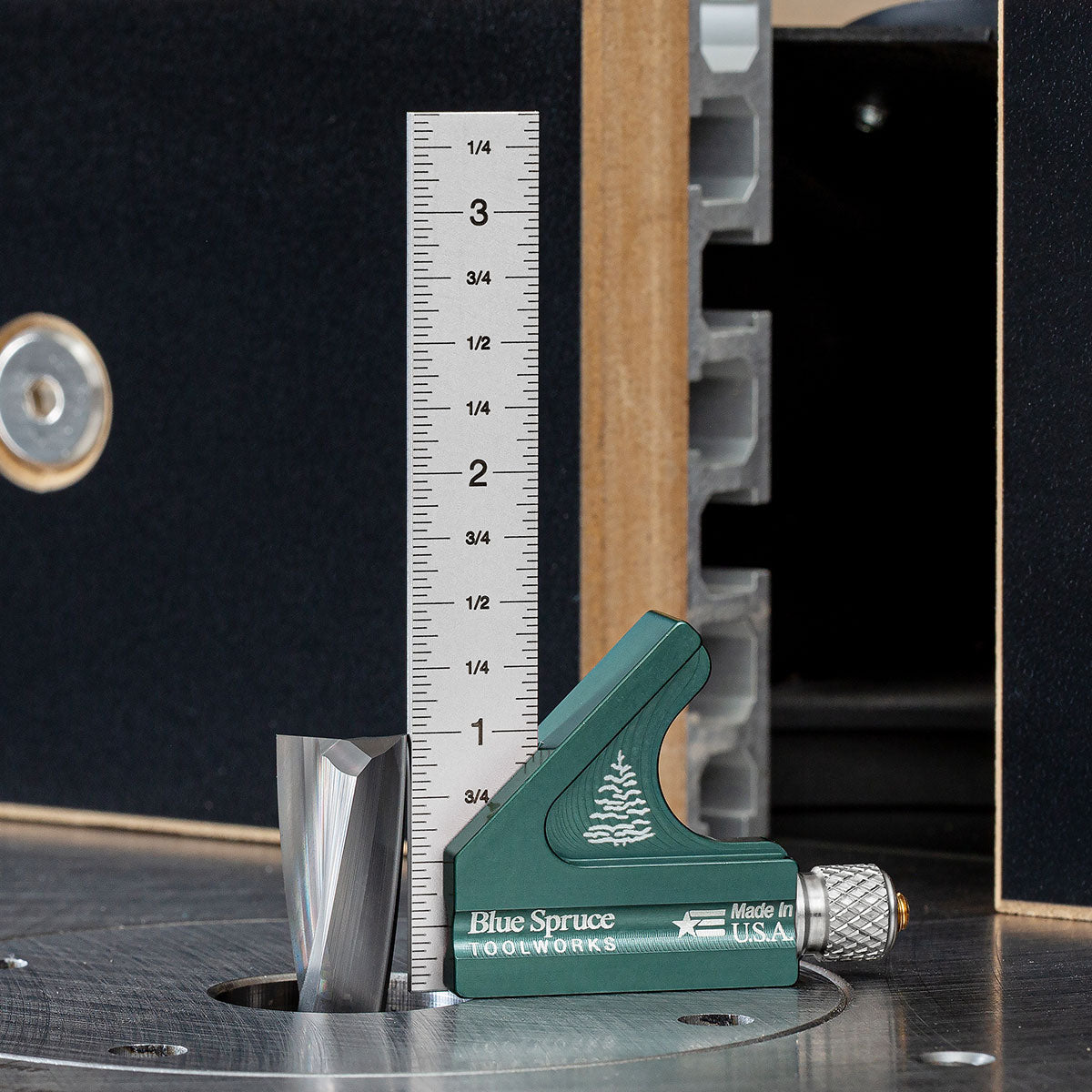 Mini Combination Square with 1/4" and 1/2" Blades