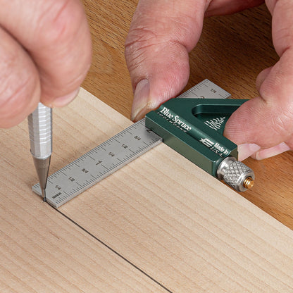 Mini Combination Square with 1/4" and 1/2" Blades