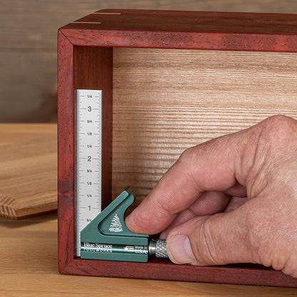 Mini Combination Square with 1/4" and 1/2" Blades