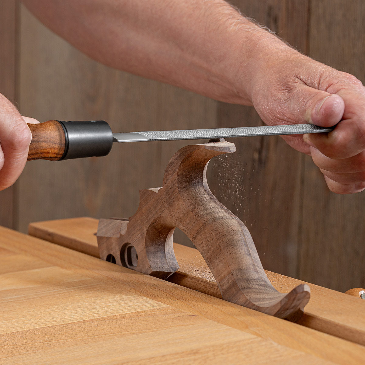 Hand-Stitched Woodworking Rasps | Blue Spruce & B&B Artigiana