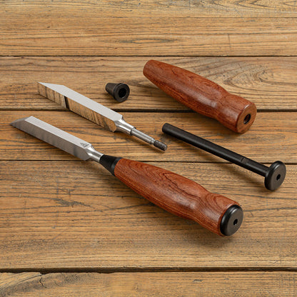 Limited Run Waterfall Bubinga Mortise Chisel Set