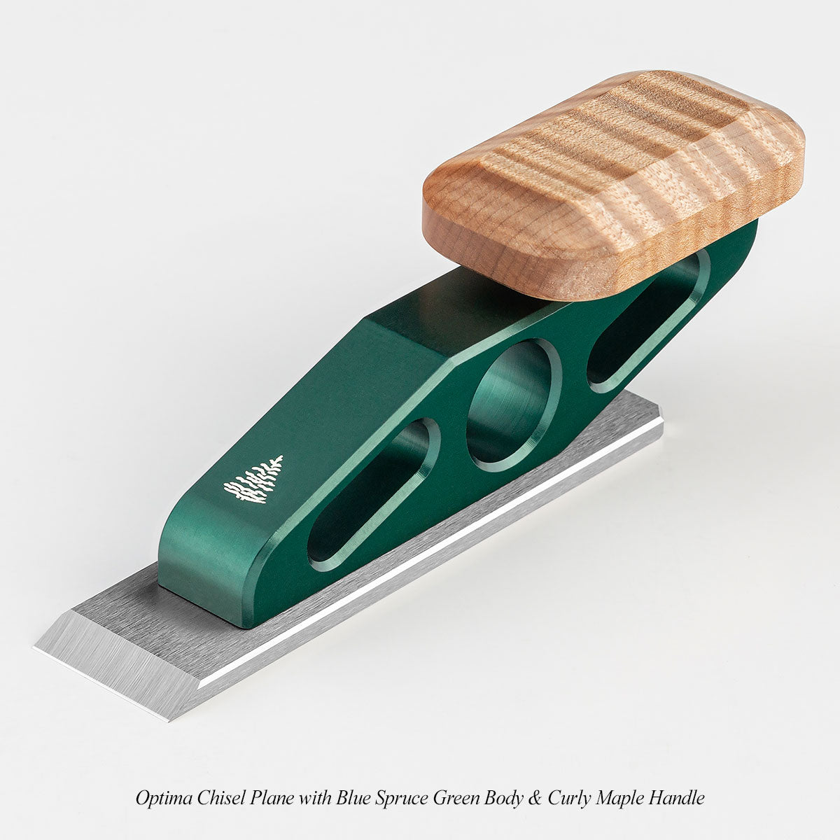 chisel plane green curly maple