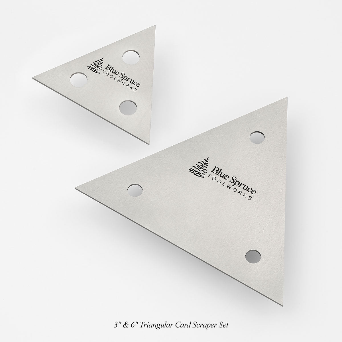Triangular Load Scraper Triangular Card Scrapers – Blue Spruce Toolworks