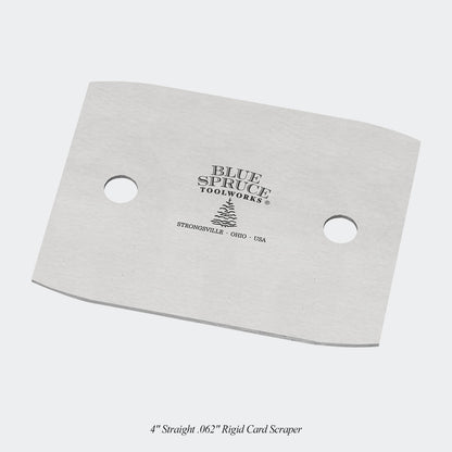 Card Scrapers - Straight 4 Inch