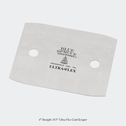 Card Scrapers - Straight 4 Inch