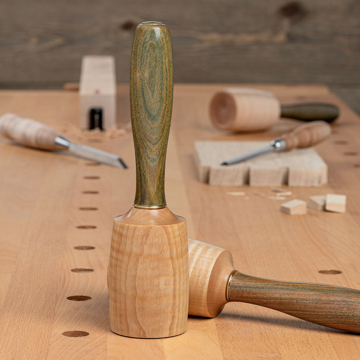 16-ounce Lignum Vitae Round Mallet