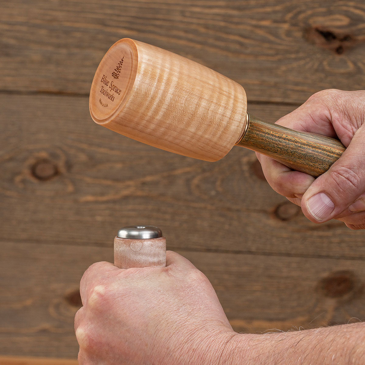 16-ounce Lignum Vitae Round Mallet