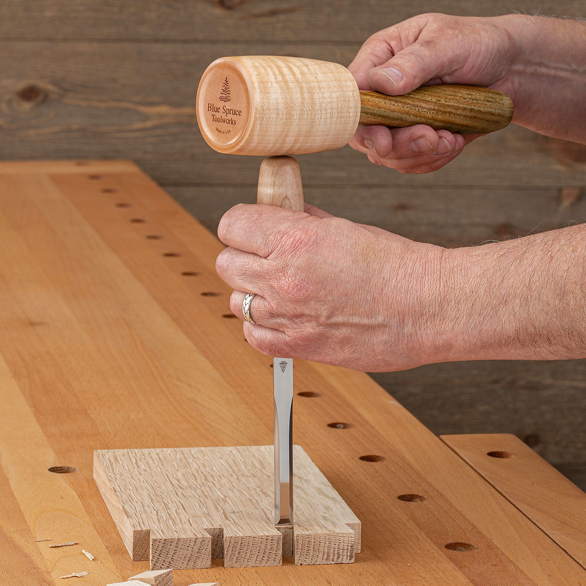 16-ounce Lignum Vitae Round Mallet