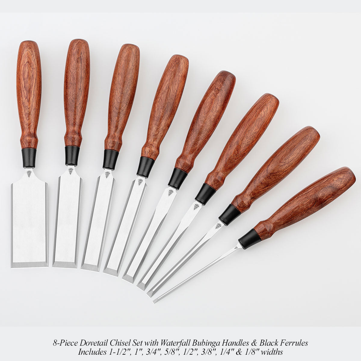 Limited-Run Waterfall Bubinga Mallets & Chisel Sets