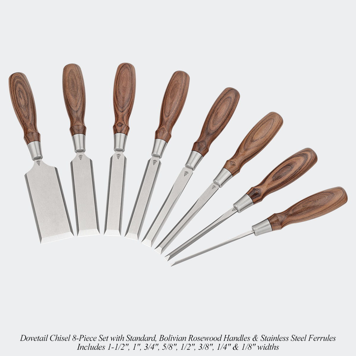 Bolivian Rosewood Chisel Sets