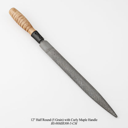 Hand Stitched Woodworking Rasps | Blue Spruce & Logier