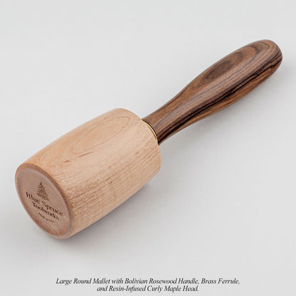 large round mallet bolivian rosewood