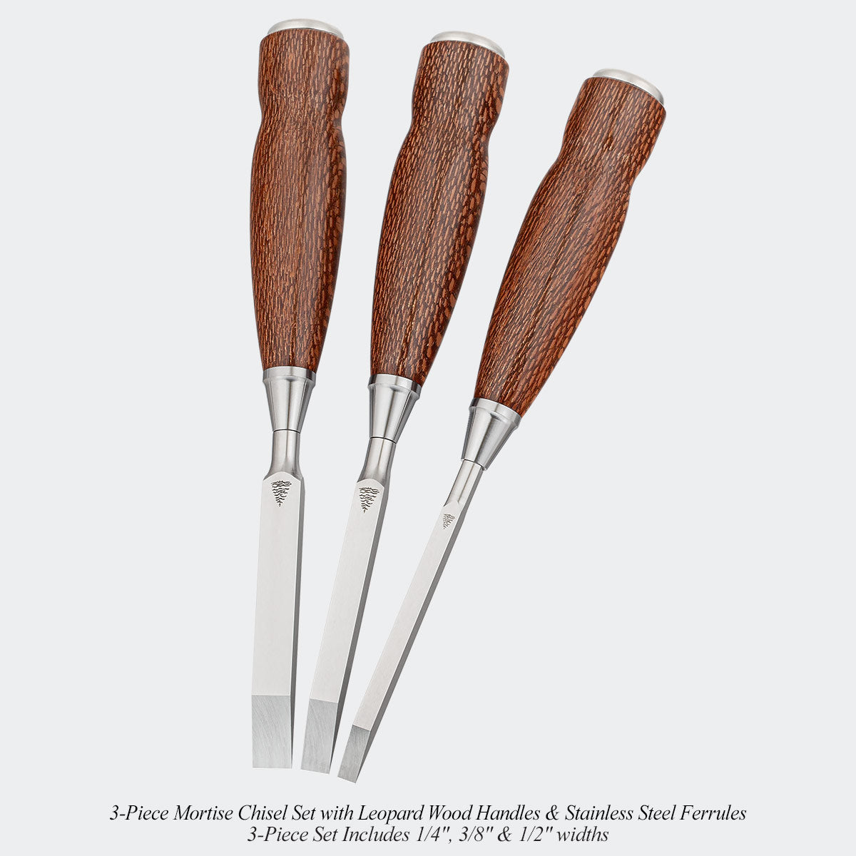 Small-Batch Run Leopard Wood Chisel Sets & Mallets