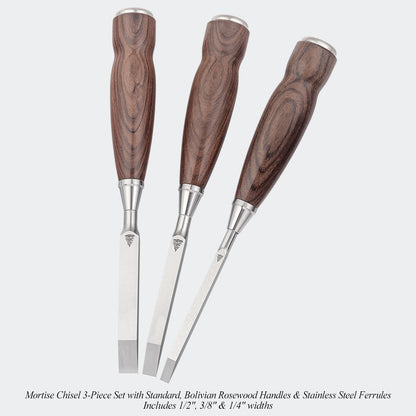 Bolivian Rosewood Chisel Sets