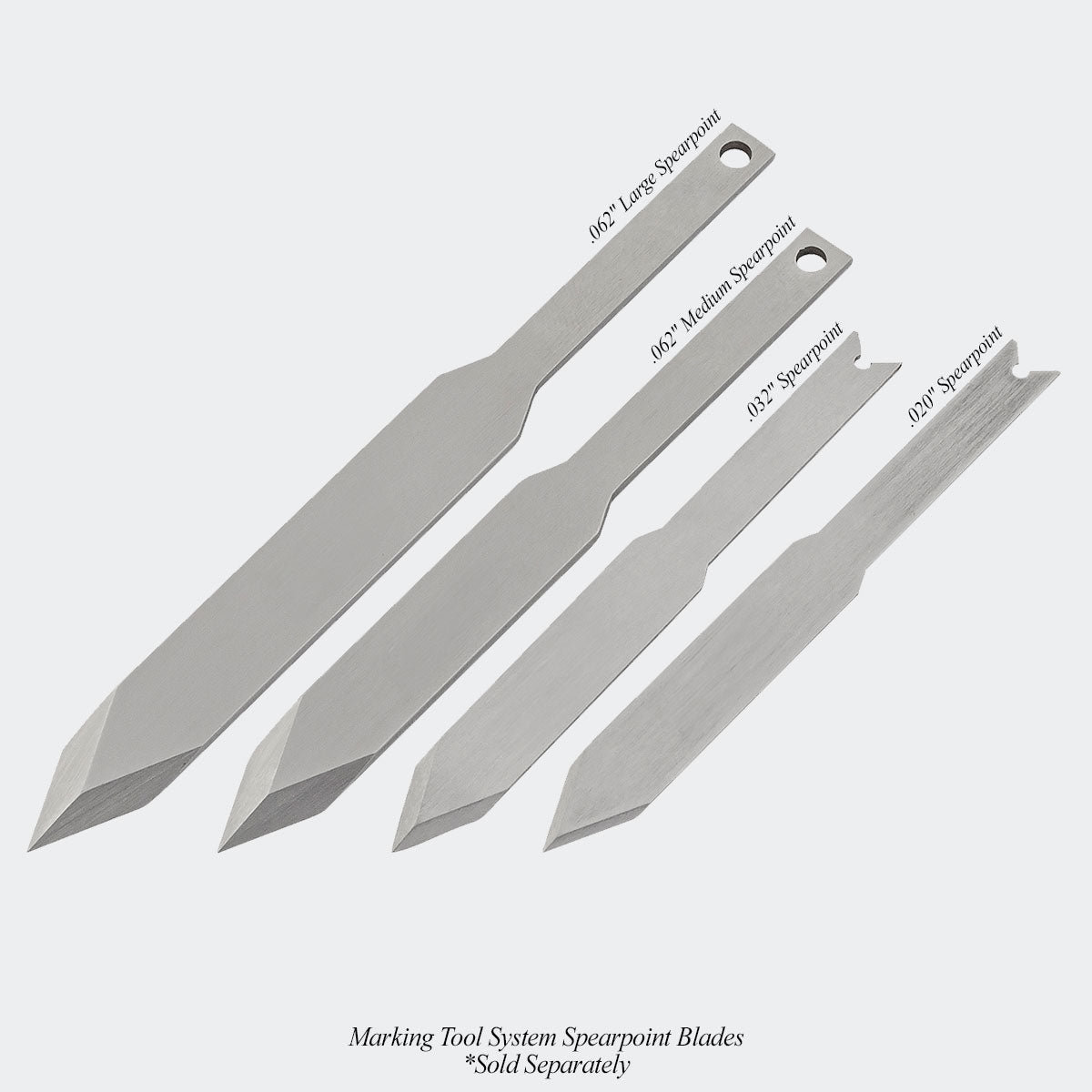 Marking Tool System Spearpoint Blades (Sold Separately).