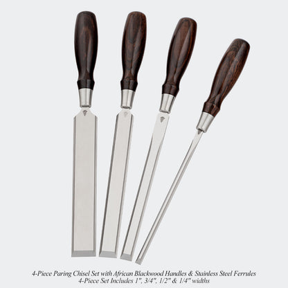 Limited Small-Batch African Blackwood Chisel Sets