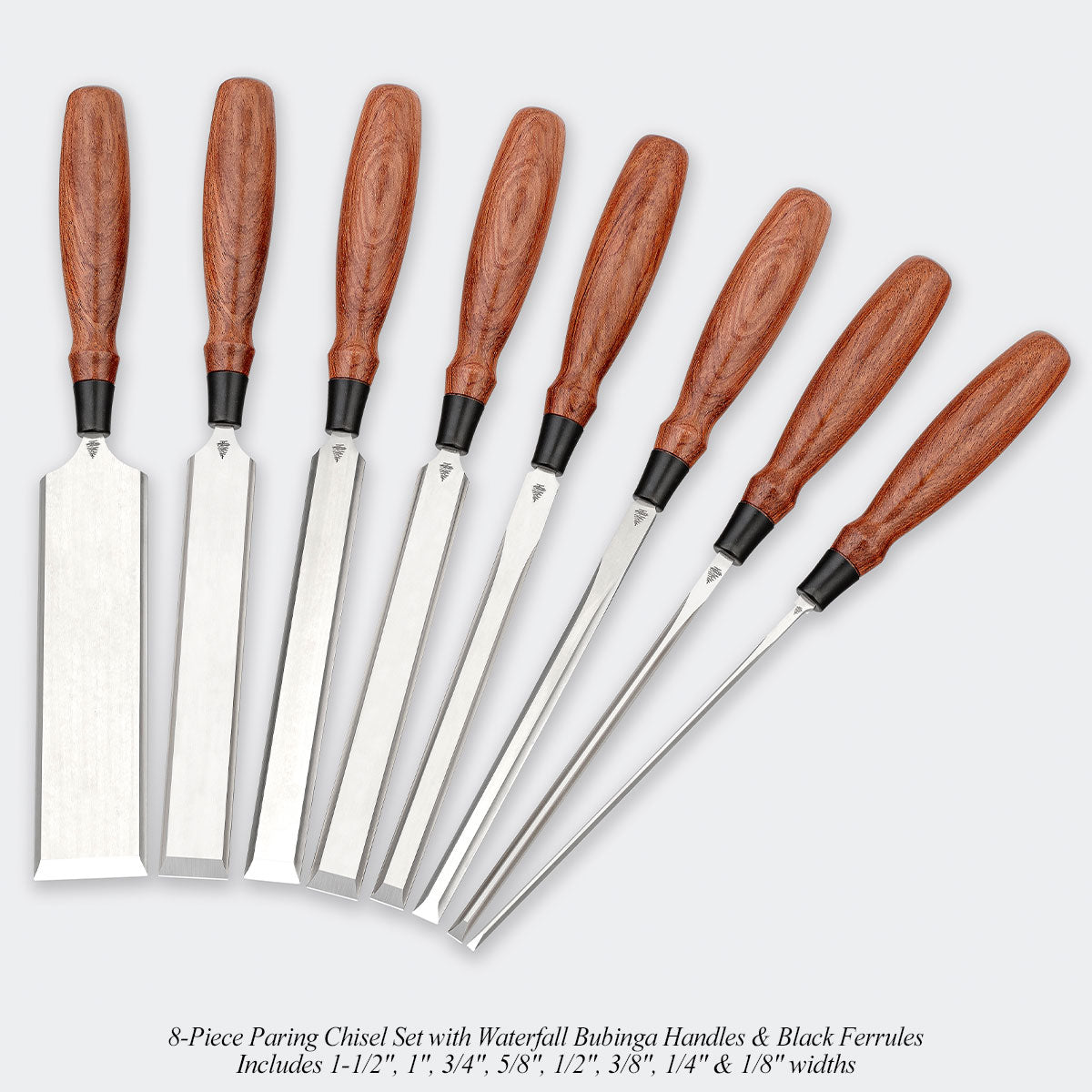Limited-Run Waterfall Bubinga Mallets & Chisel Sets