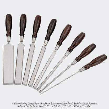 Limited Small-Batch African Blackwood Chisel Sets