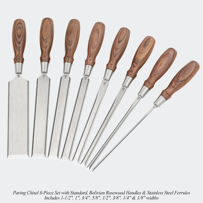 Bolivian Rosewood Chisel Sets
