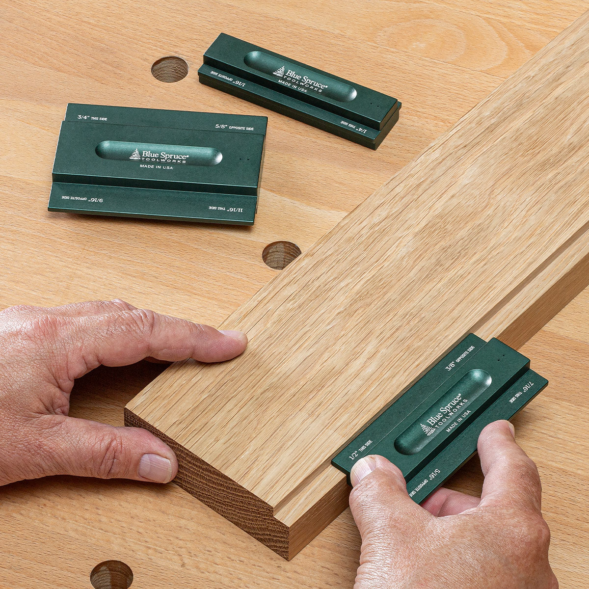 Small-Batch Precision Rabbet Gauge Set