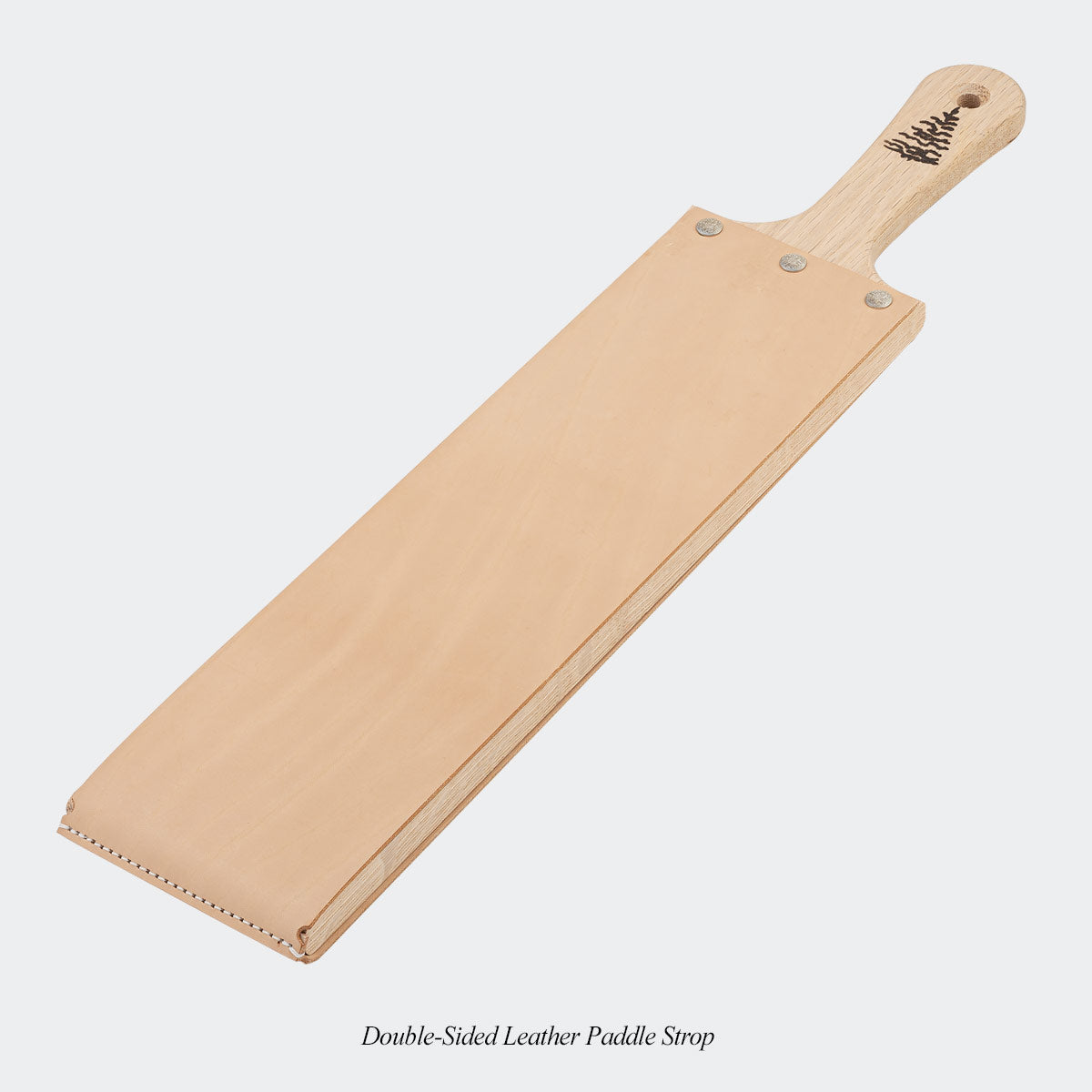 Double-Sided Leather Paddle Strop