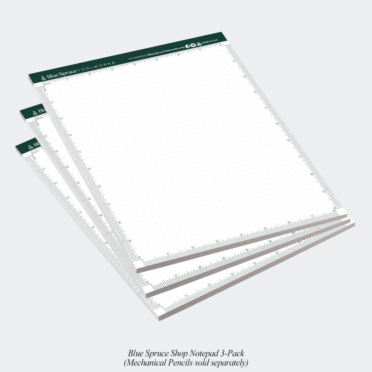 Blue Spruce Shop Notepad (3-Pack)