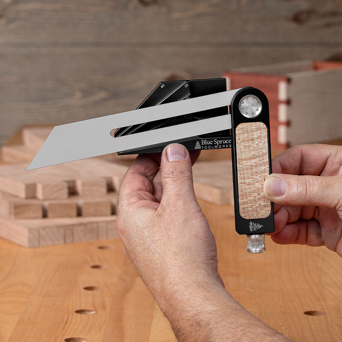 Sliding Bevel Gauge & Bevel Block