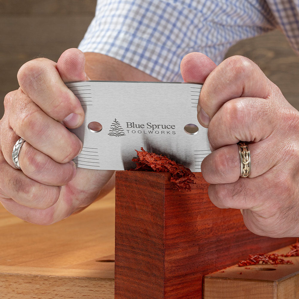 Straight & Curved Card Scraper 3 Piece Set