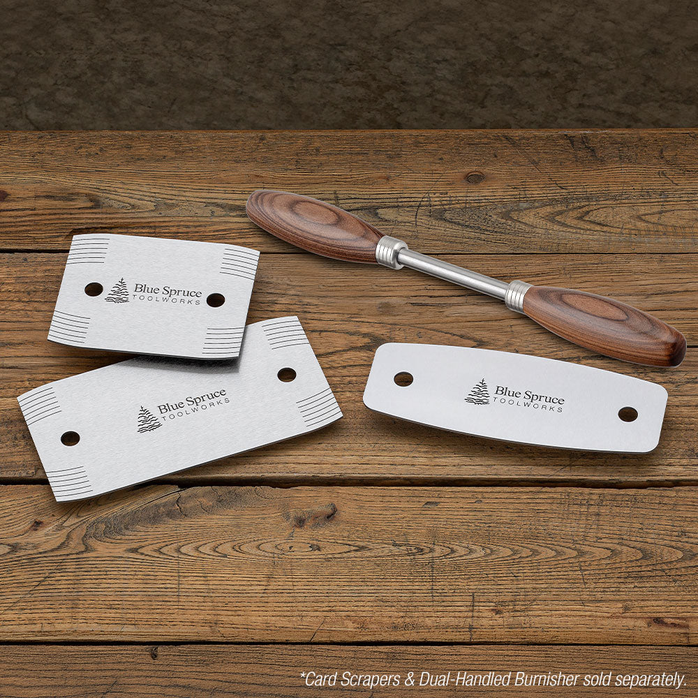 Straight & Curved Card Scraper 3 Piece Set