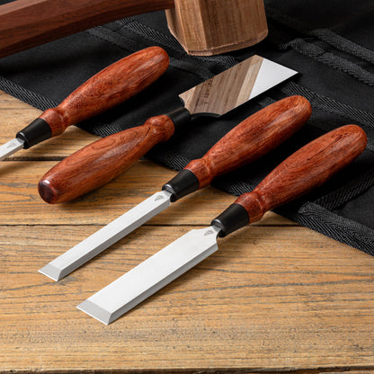Limited-Run Waterfall Bubinga Mallets & Chisel Sets