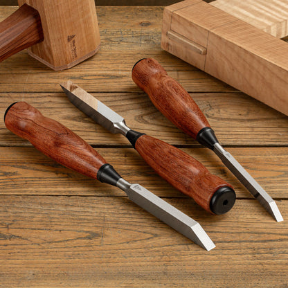 Limited-Run Waterfall Bubinga Mallets & Chisel Sets