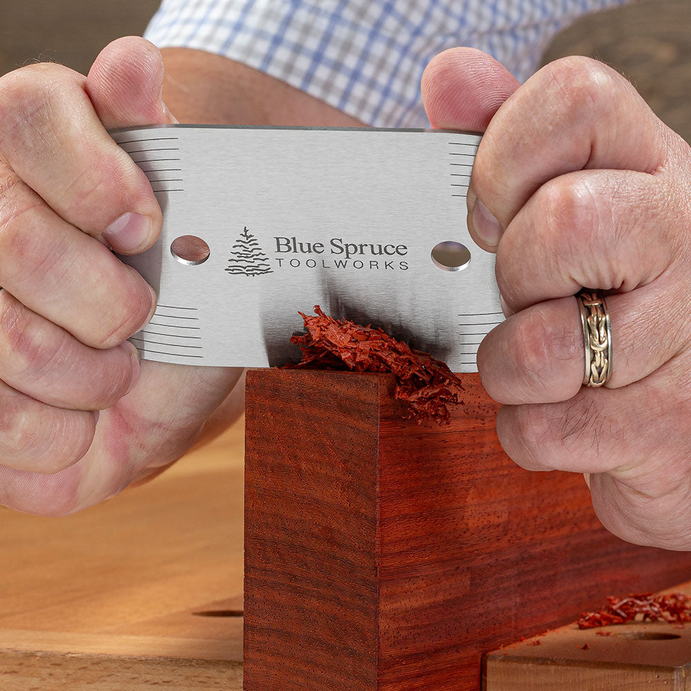 Scraper Burnisher for Creating Sharp Burrs and Honing Card Scrapers 6 inch  Steel Rod with Hardwood Handle - Sharpening Stones 