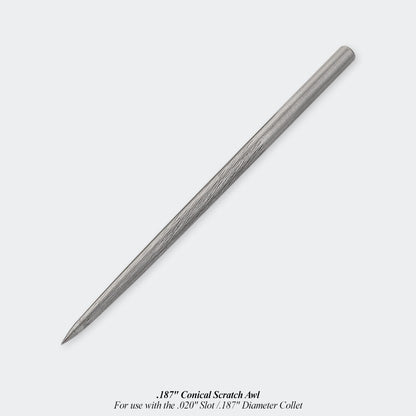 scratch awl .187 inch conical scratch awl