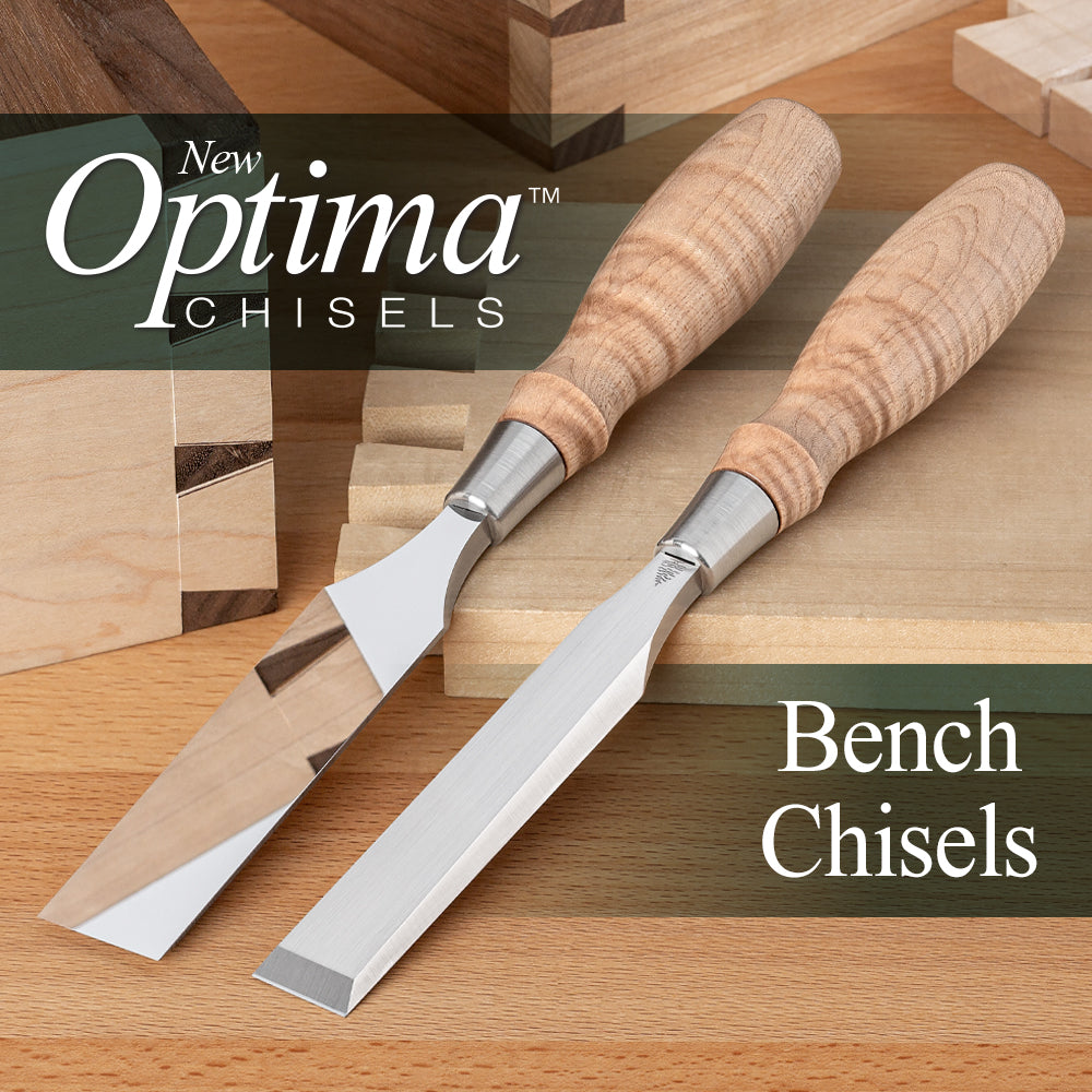 Optima Bench Chisels - Blue Spruce Toolworks