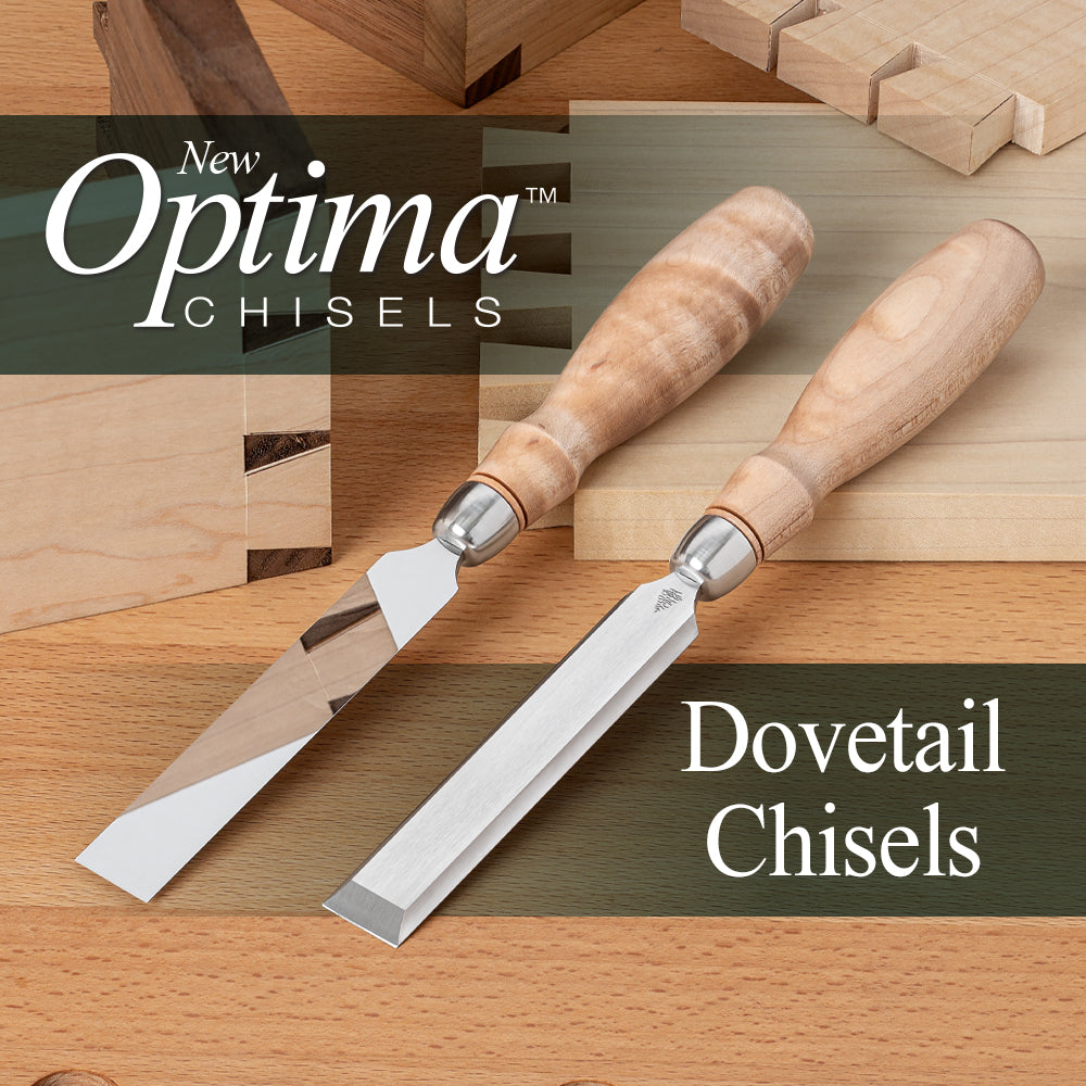 Optima Dovetail Chisels - Blue Spruce Toolworks